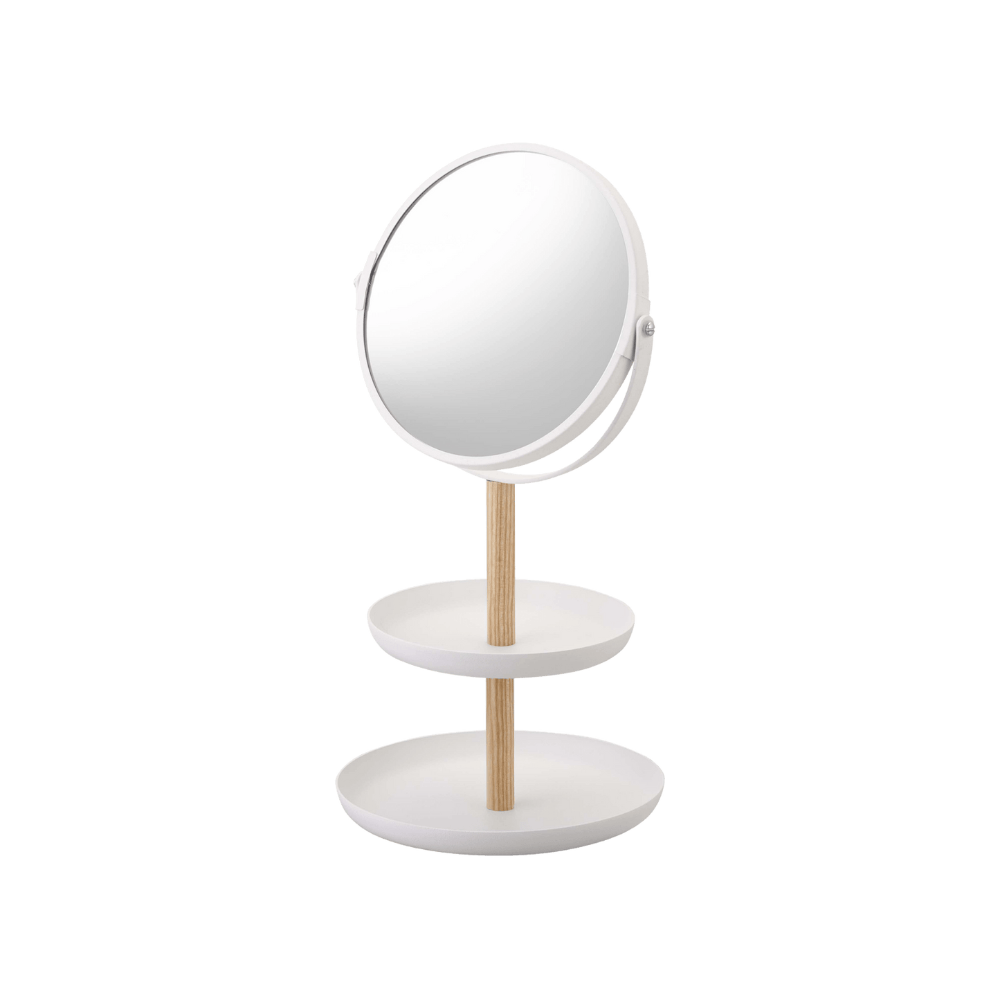 Yamazaki Home · Steel + Wood Two - Tier Vanity Mirror · Yamazaki Home | socius design in Rochester, MN