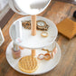 Yamazaki Home · Steel + Wood Two - Tier Vanity Mirror · Yamazaki Home | socius design in Rochester, MN