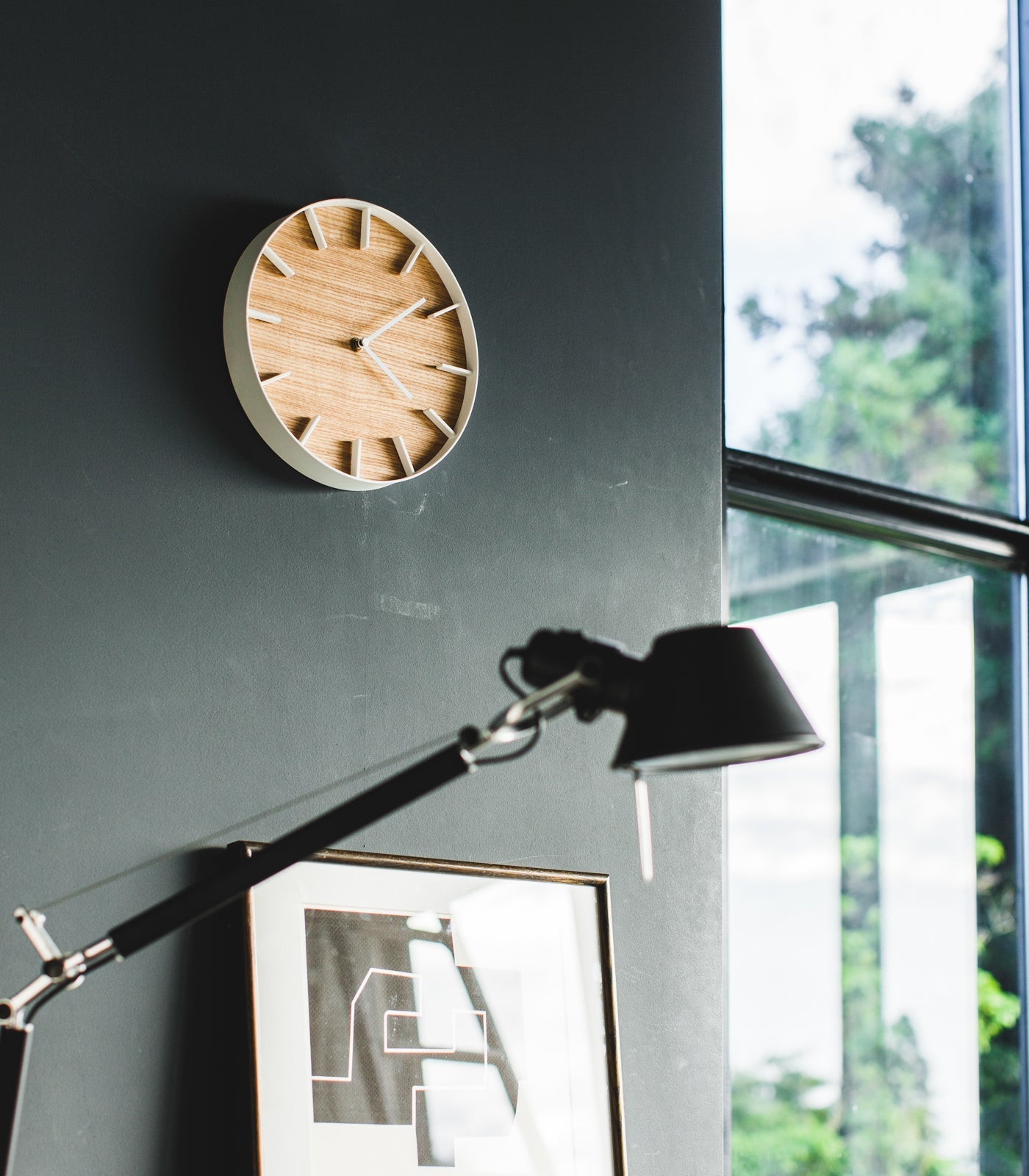 Yamazaki Home · Steel + Wood Wall Clock | socius design in Rochester, MN