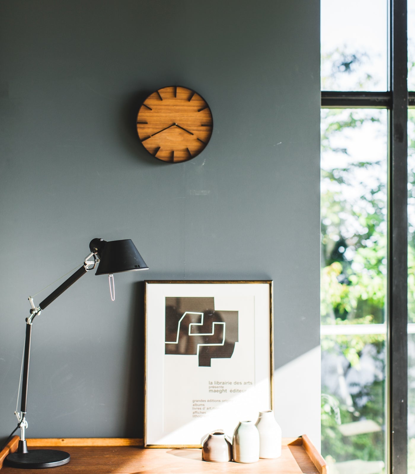 Yamazaki Home · Steel + Wood Wall Clock | socius design in Rochester, MN