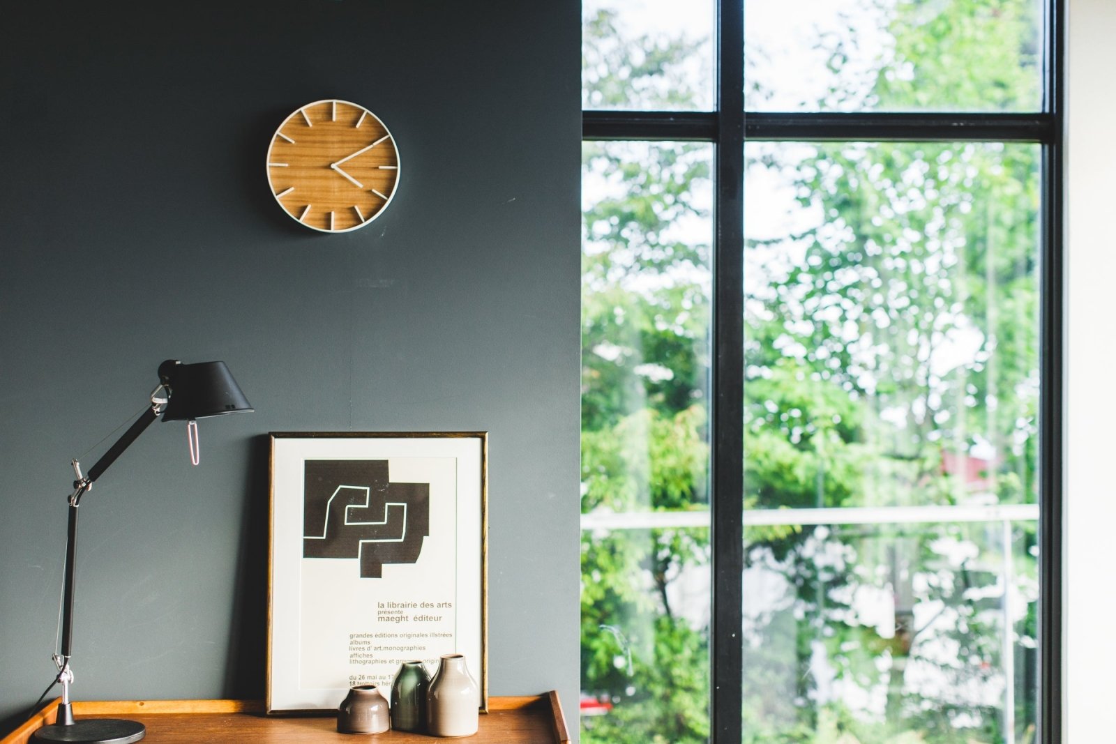 Yamazaki Home · Steel + Wood Wall Clock | socius design in Rochester, MN