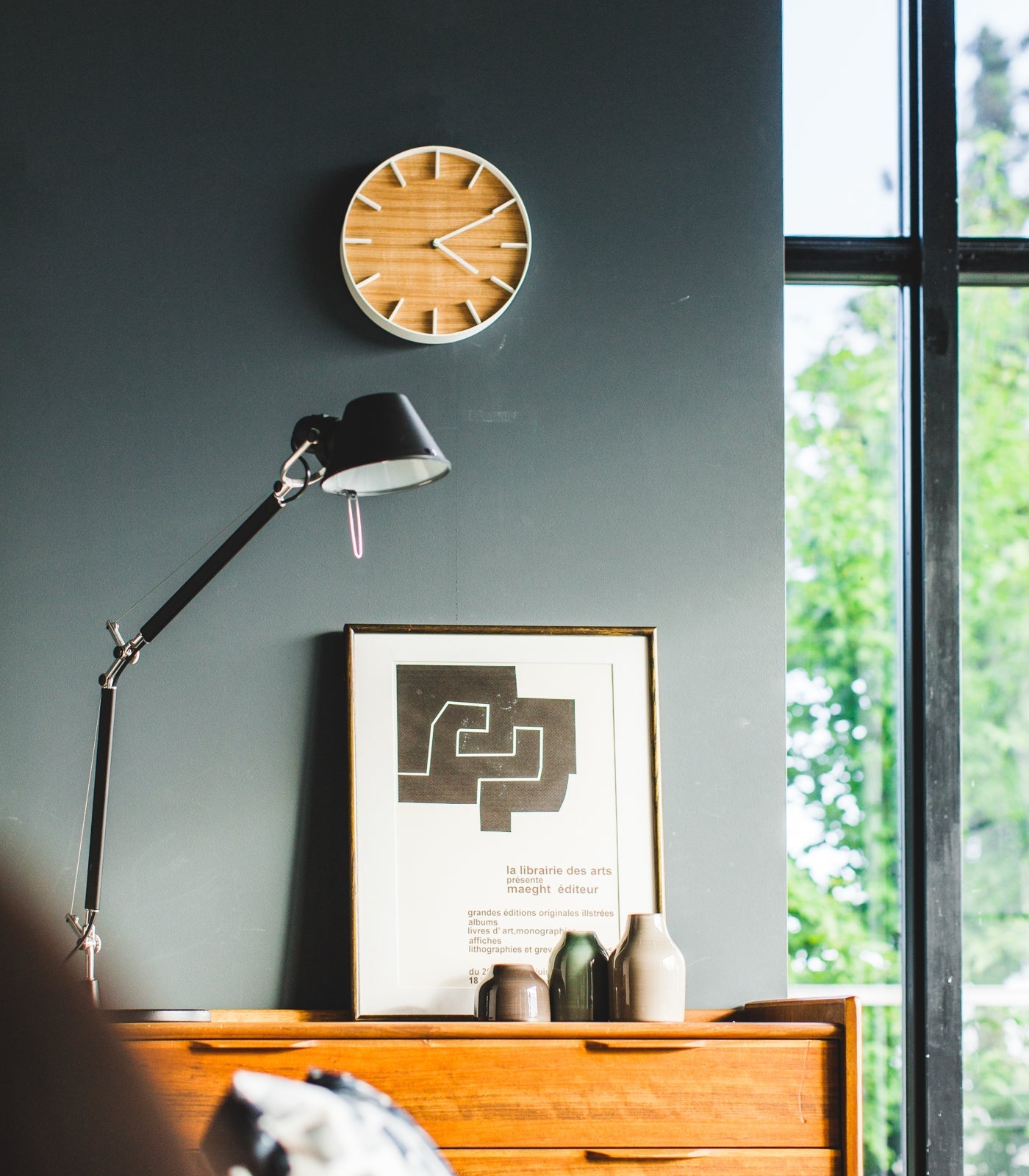 Yamazaki Home · Steel + Wood Wall Clock | socius design in Rochester, MN