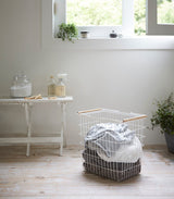 Yamazaki Home · Steel + Wood Wire Basket | socius design in Rochester, MN