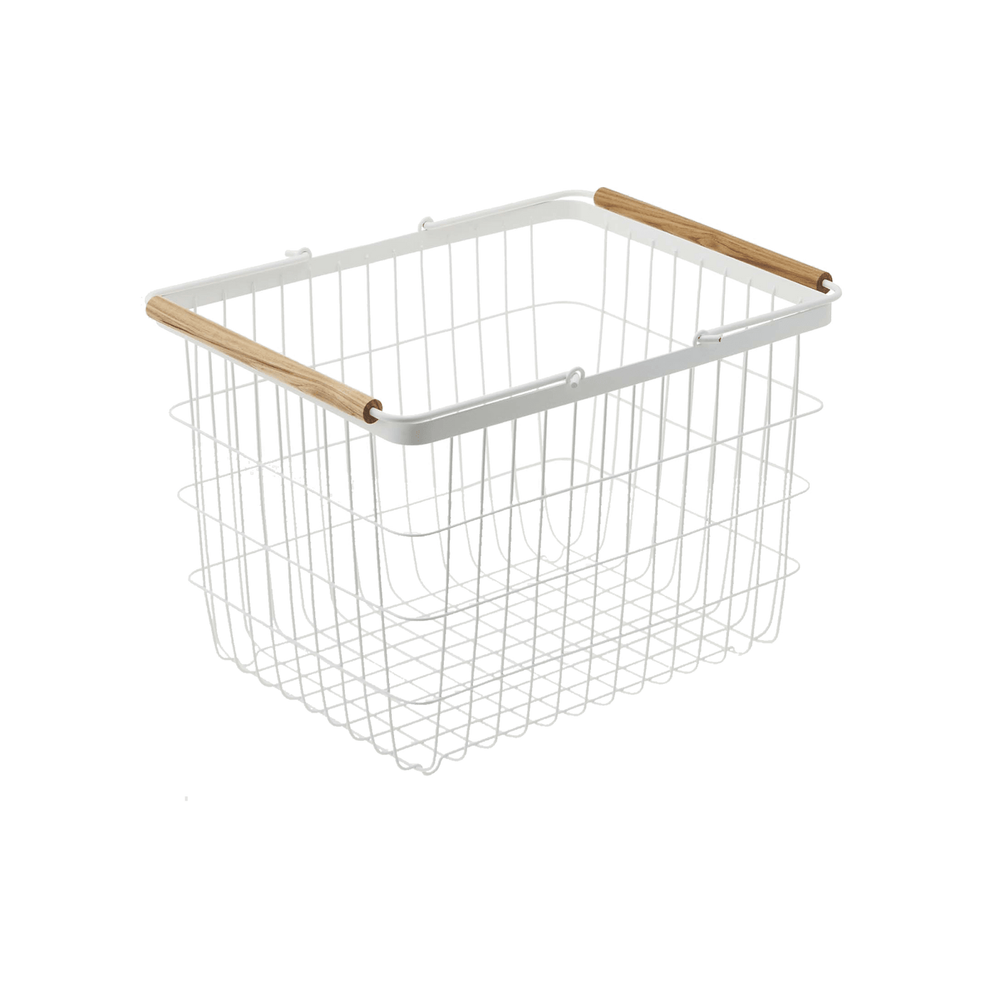 Yamazaki Home · Steel + Wood Wire Basket | socius design in Rochester, MN
