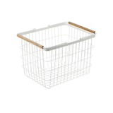 Yamazaki Home · Steel + Wood Wire Basket | socius design in Rochester, MN