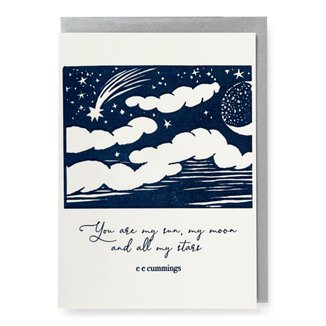Archivist Gallery · Sun, Moon and Stars · Letterpress Card | socius design in Rochester, MN