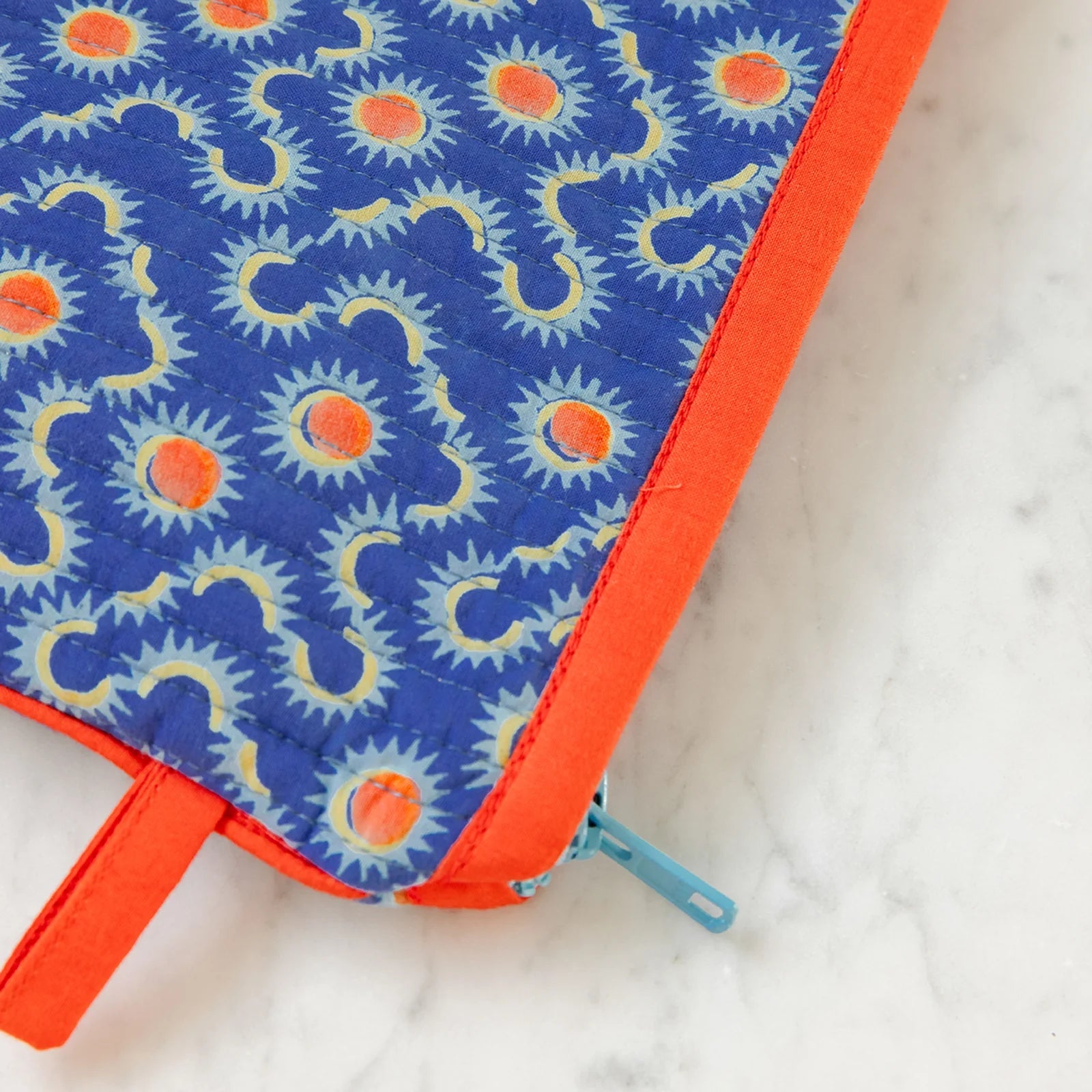 Block Shop · Sundial in Cobalt Travel Pouch · Block Shop Textiles | socius design in Rochester, MN
