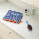 Block Shop · Sundial in Cobalt Travel Pouch · Block Shop Textiles | socius design in Rochester, MN