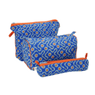 Block Shop · Sundial in Cobalt Travel Pouch · Block Shop Textiles | socius design in Rochester, MN