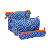 Block Shop · Sundial in Cobalt Travel Pouch · Block Shop Textiles | socius design in Rochester, MN