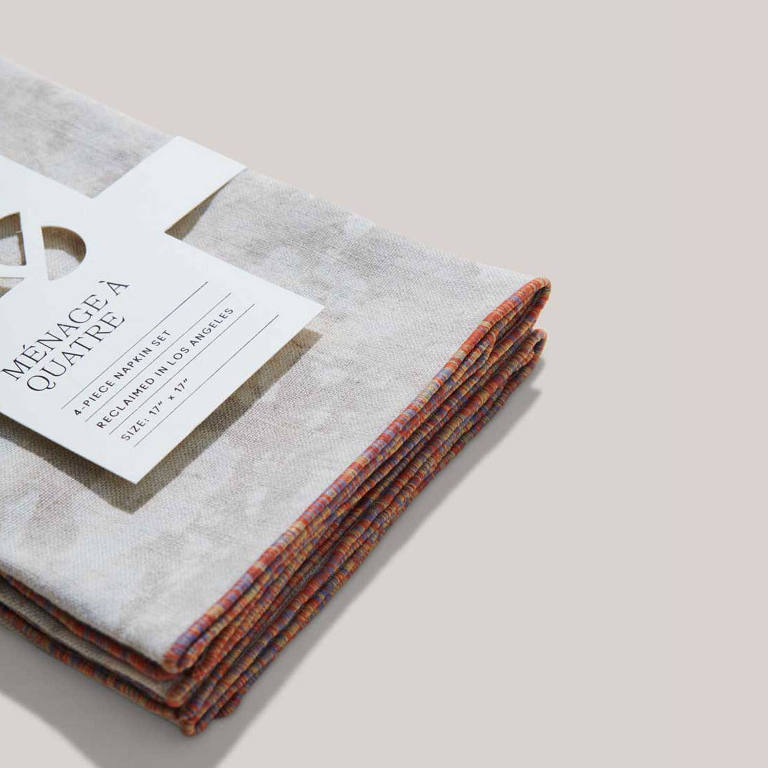 ATELIER SAUCIER · Sunrise Reclaimed Linen Napkin Set | socius design in Rochester, MN