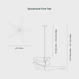 Tala US · Sycamore Chandelier 5 Tiers in Dawn Grey | socius design in Rochester, MN