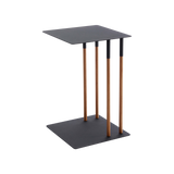 Mesa auxiliar en C (22" H) - Acero