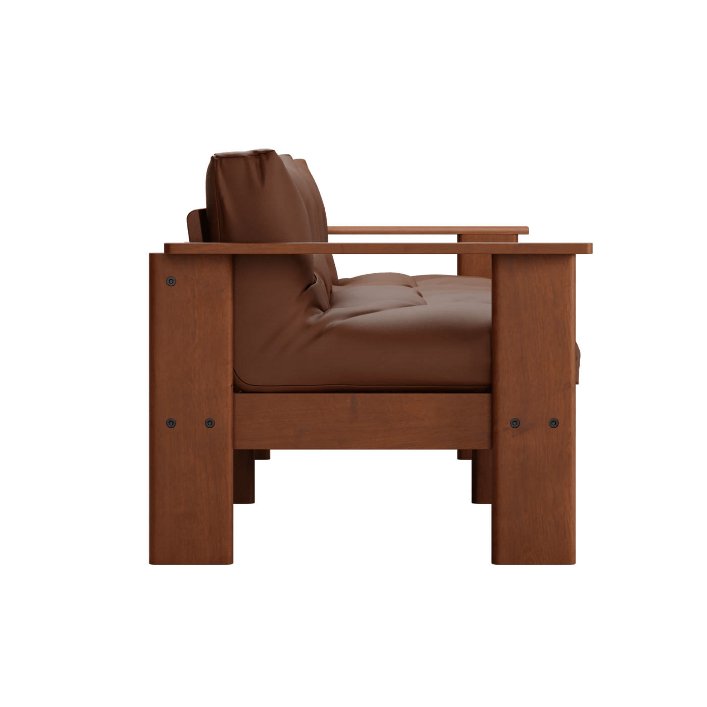 Bacana Loveseat in Cactus Leather | Sabai Design | Rochester, MN 