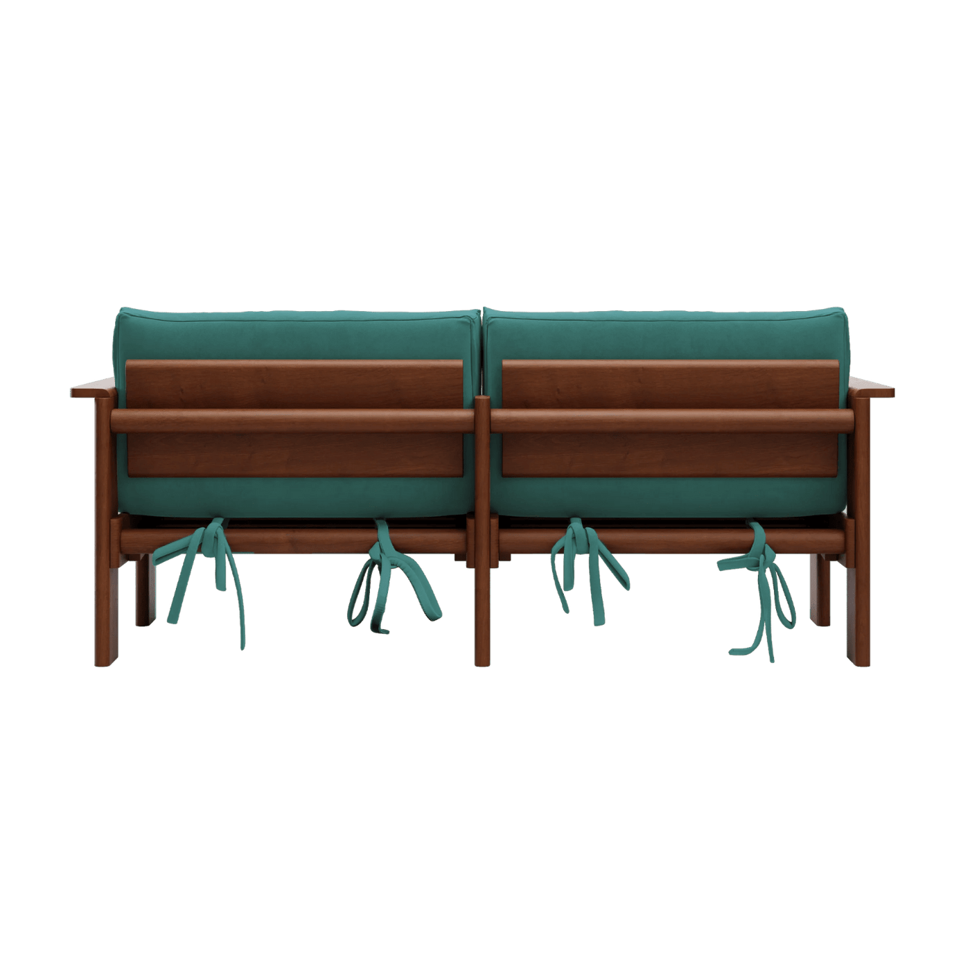 Bacana Loveseat in Recycled Velvet - Sabai Design | socius design | Rochester MN (Seafoam)
