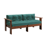 Bacana Loveseat in Recycled Velvet - Sabai Design | socius design | Rochester MN (Seafoam)