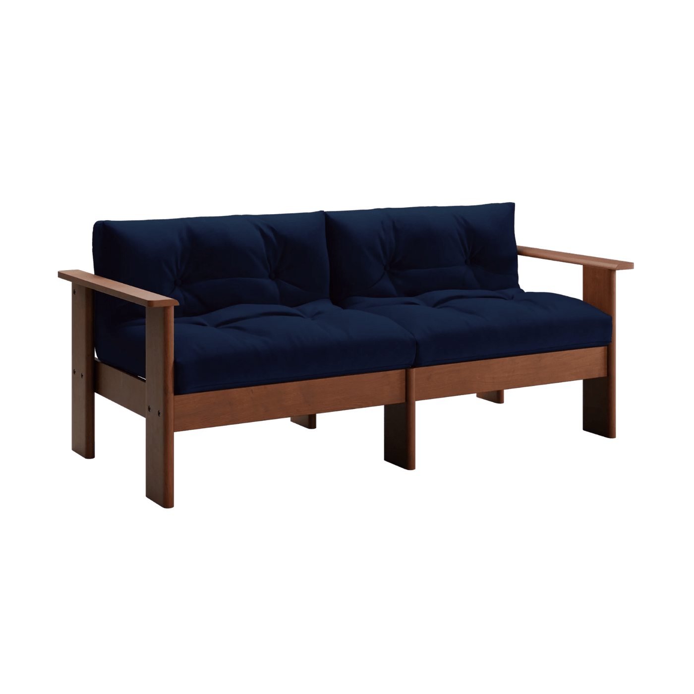 Bacana Loveseat in Recycled Velvet - Sabai Design | socius design | Rochester MN (Seafoam)
