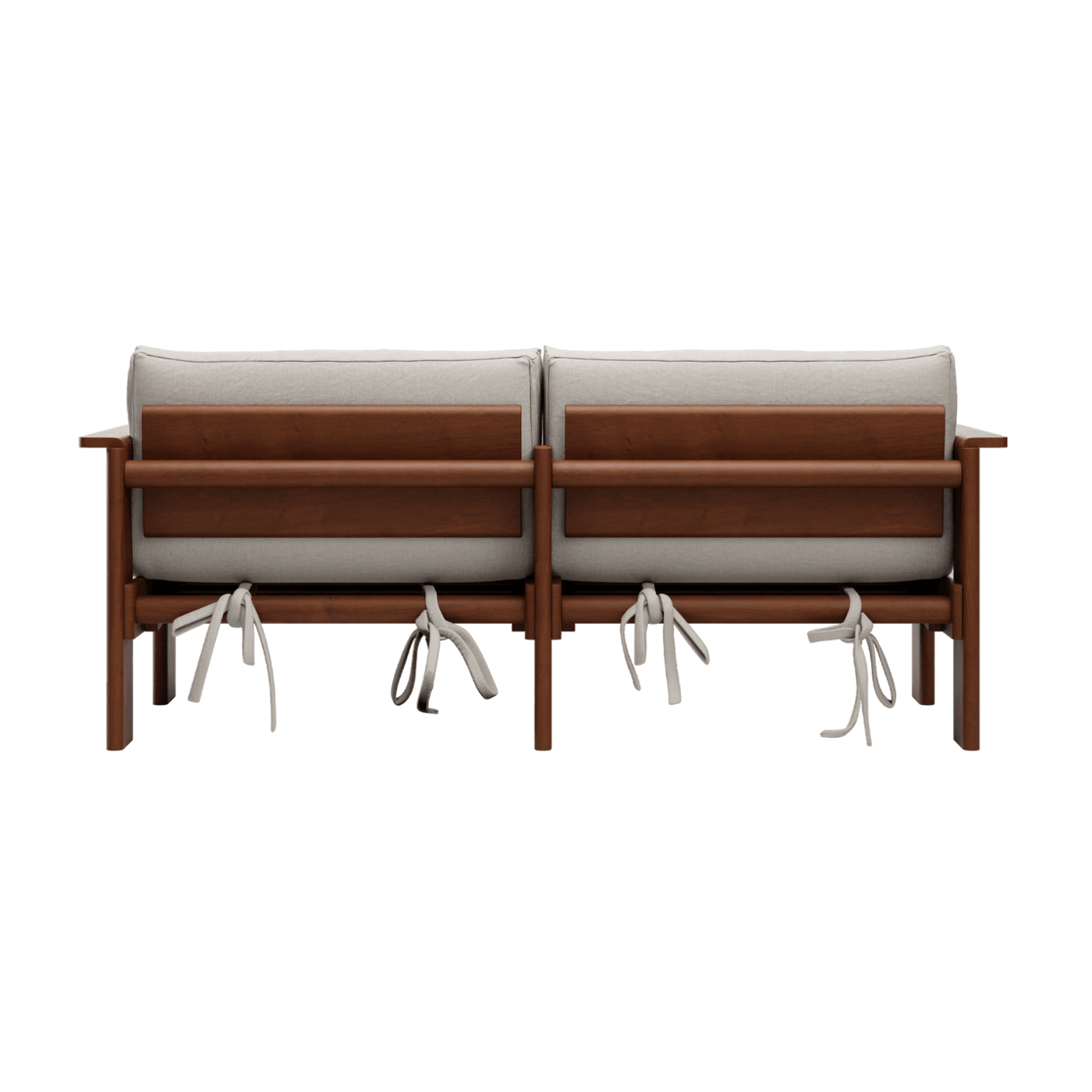Bacana Loveseat in Upcycled Poly | Sabai Design | socius design | Rochester MN (Oat)