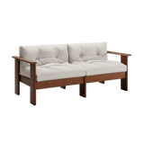 Bacana Loveseat in Upcycled Poly | Sabai Design | socius design | Rochester MN (Oat)