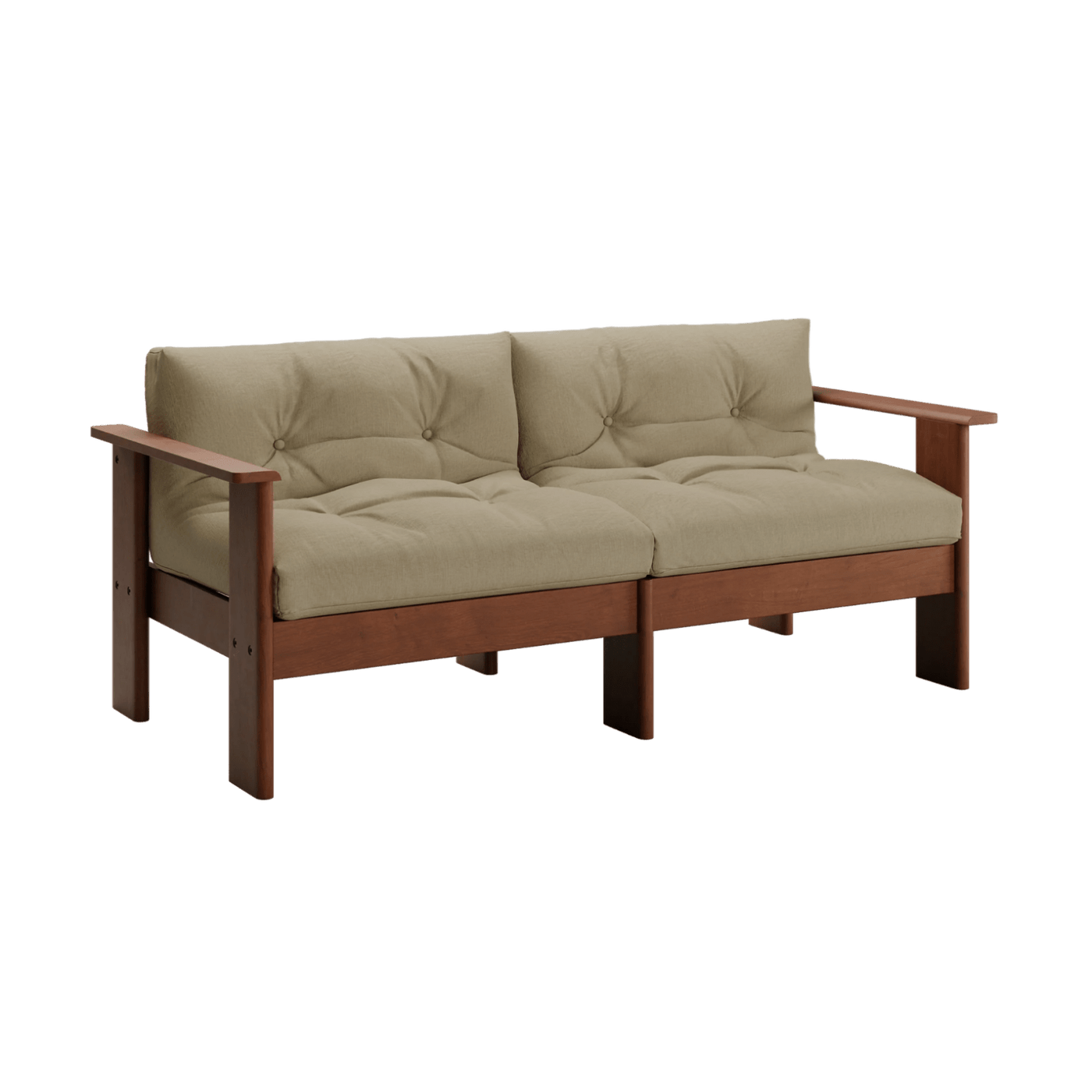 Bacana Loveseat in Upcycled Poly | Sabai Design | socius design | Rochester MN (Farro)