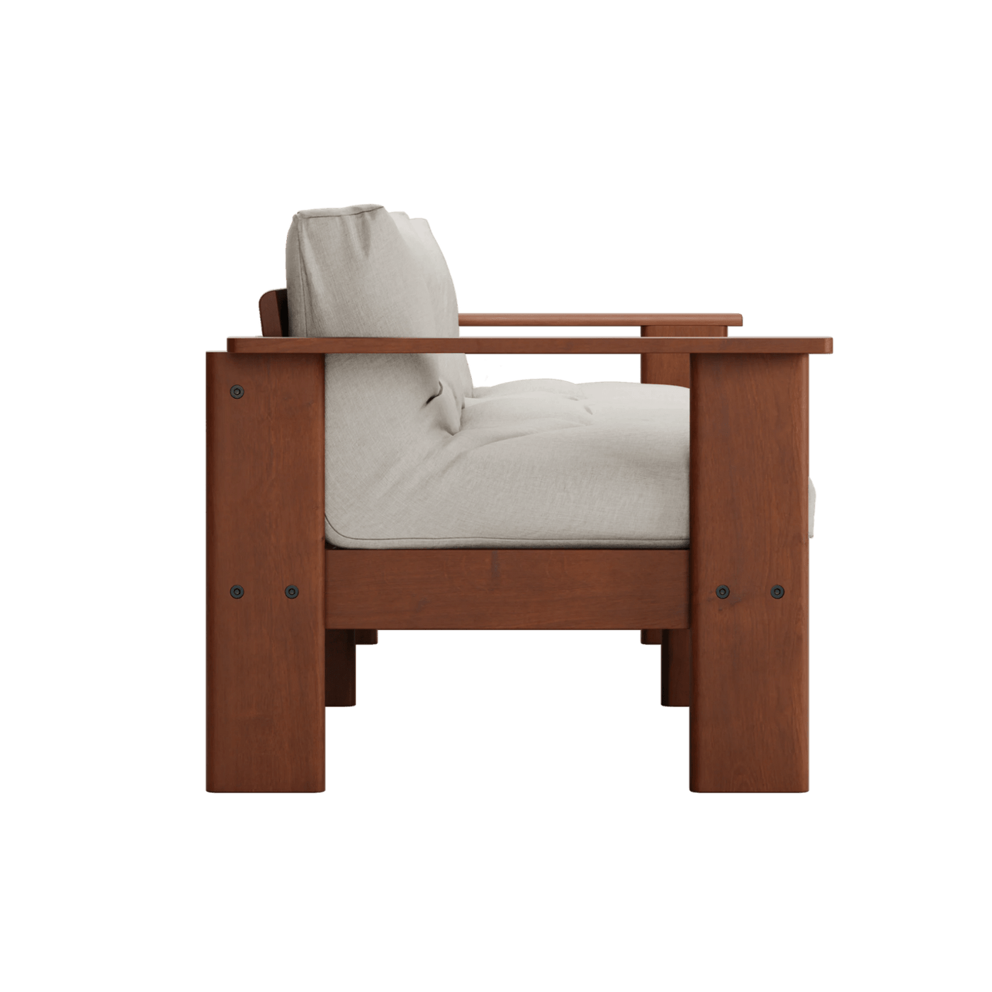 Bacana Loveseat in Upcycled Poly | Sabai Design | socius design | Rochester MN (Oat)