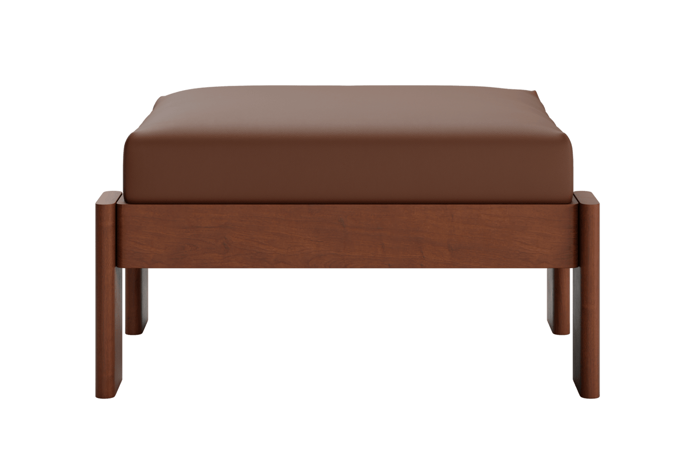 Sabai Design · The Bacana Ottoman in Cactus Leather | socius design in Rochester, MN