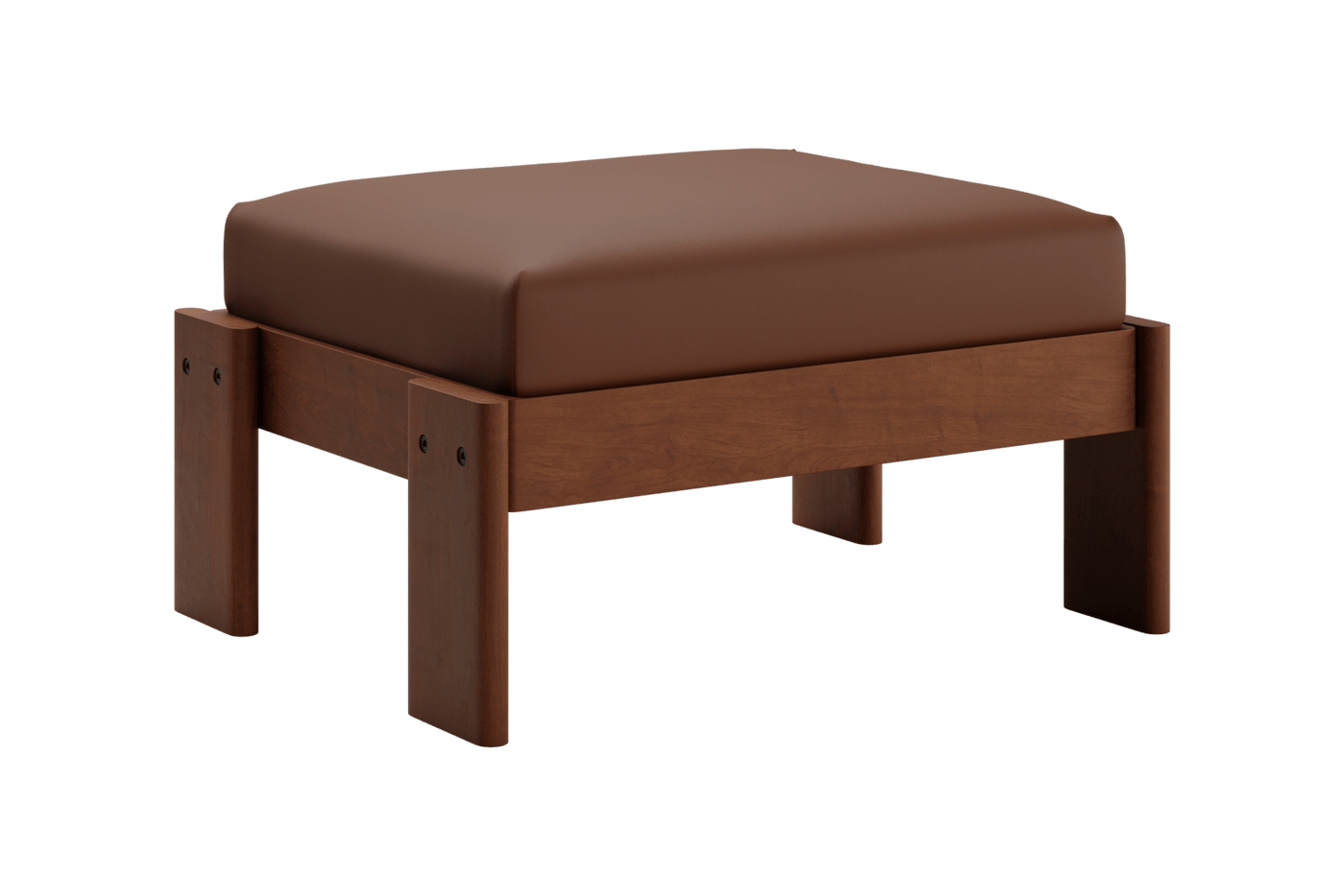 Sabai Design · The Bacana Ottoman in Cactus Leather | socius design in Rochester, MN