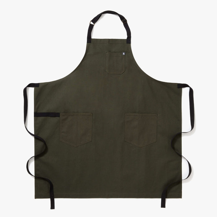 Hedley & Bennett · The Big Apron - Olive Green with Black Straps | socius design in Rochester, MN