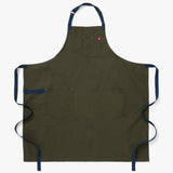 Hedley & Bennett · The Big Apron - Olive Green with Navy Straps | socius design in Rochester, MN