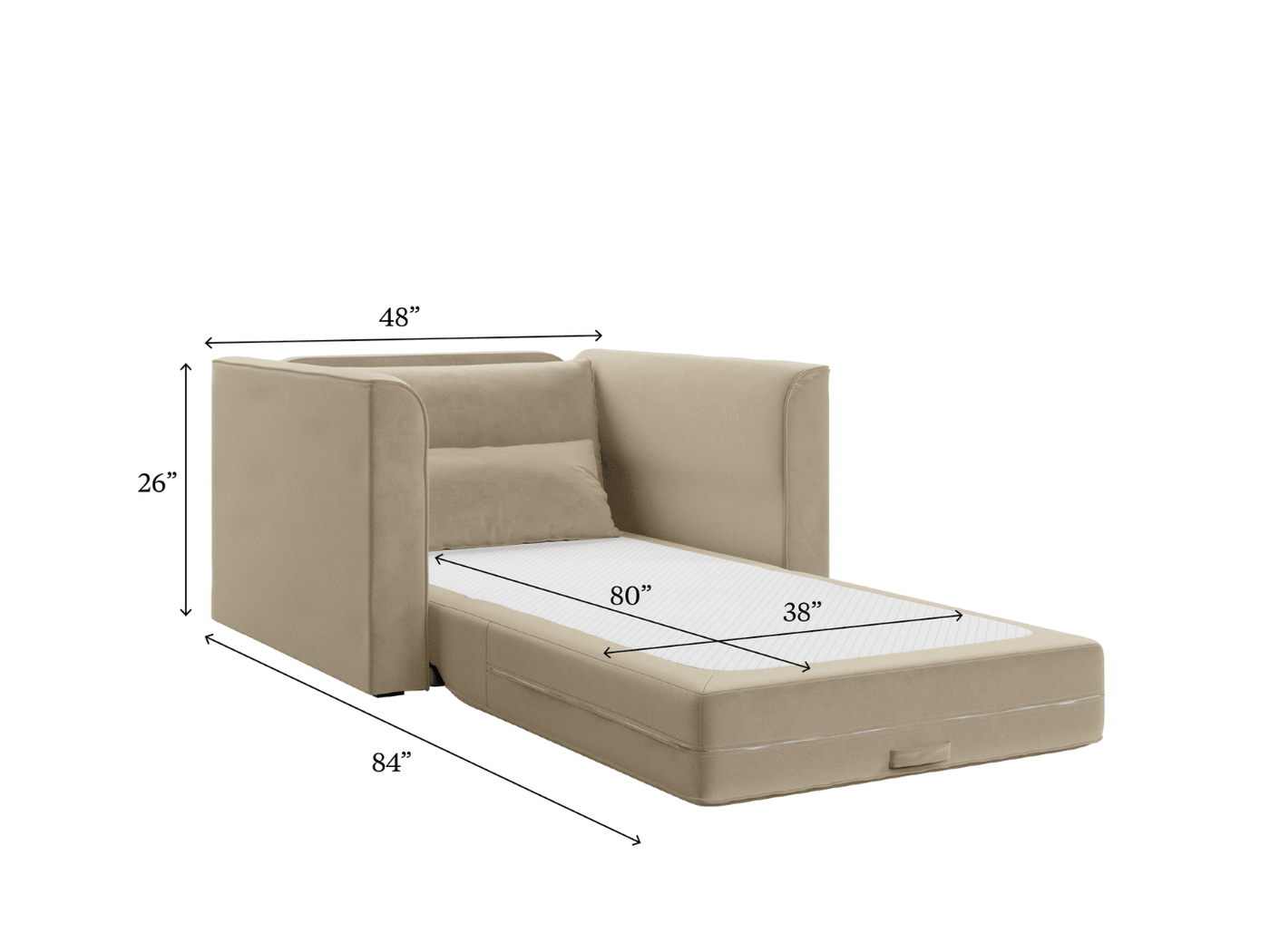Sabai Design · The Eclipse Sleeper Chair in Upcycled Poly | socius design in Rochester, MN