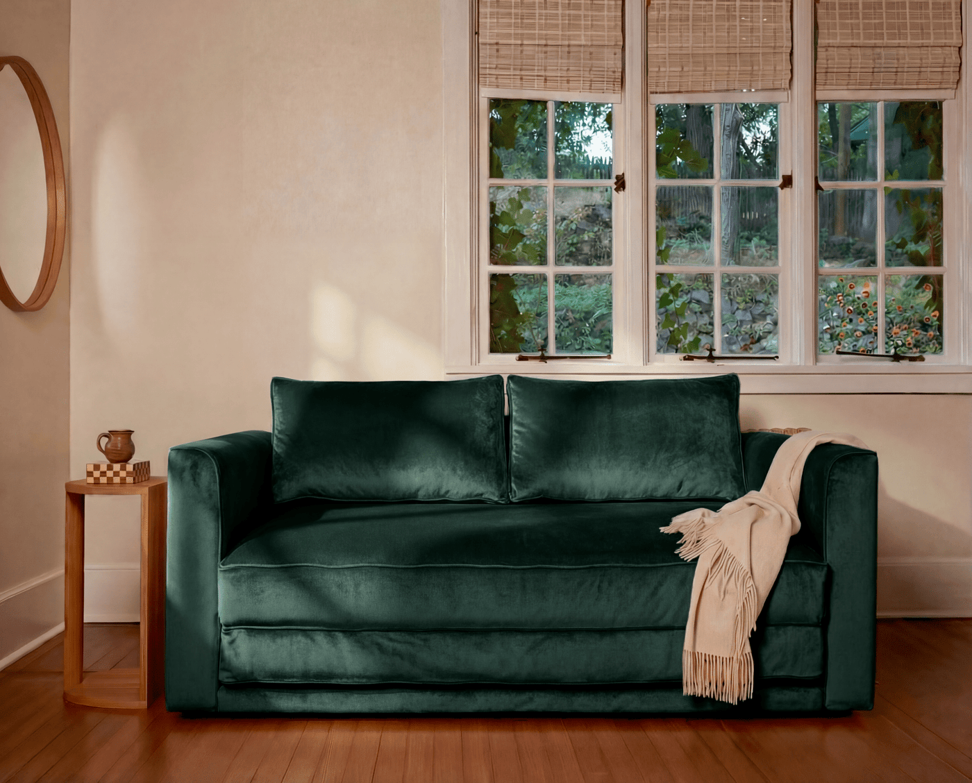 Sabai Design · The Eclipse Sleeper Sofa in Recycled Velvet | socius design in Rochester, MN