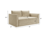 Sabai Design · The Eclipse Sleeper Sofa in Recycled Velvet | socius design in Rochester, MN