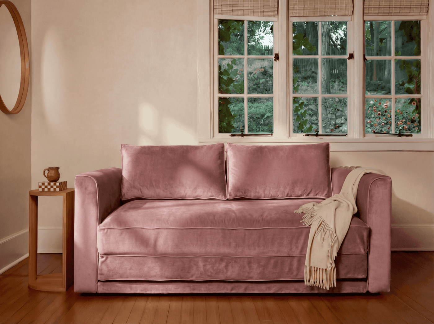 Sabai Design · The Eclipse Sleeper Sofa in Recycled Velvet | socius design in Rochester, MN