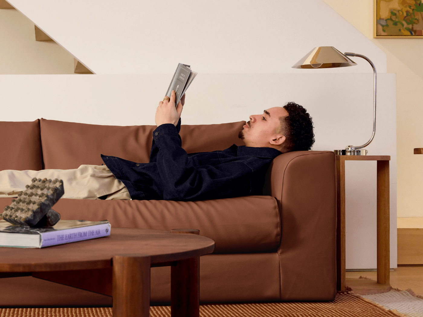 Sabai Design · The Elevate Sectional in Cactus Leather | socius design in Rochester, MN