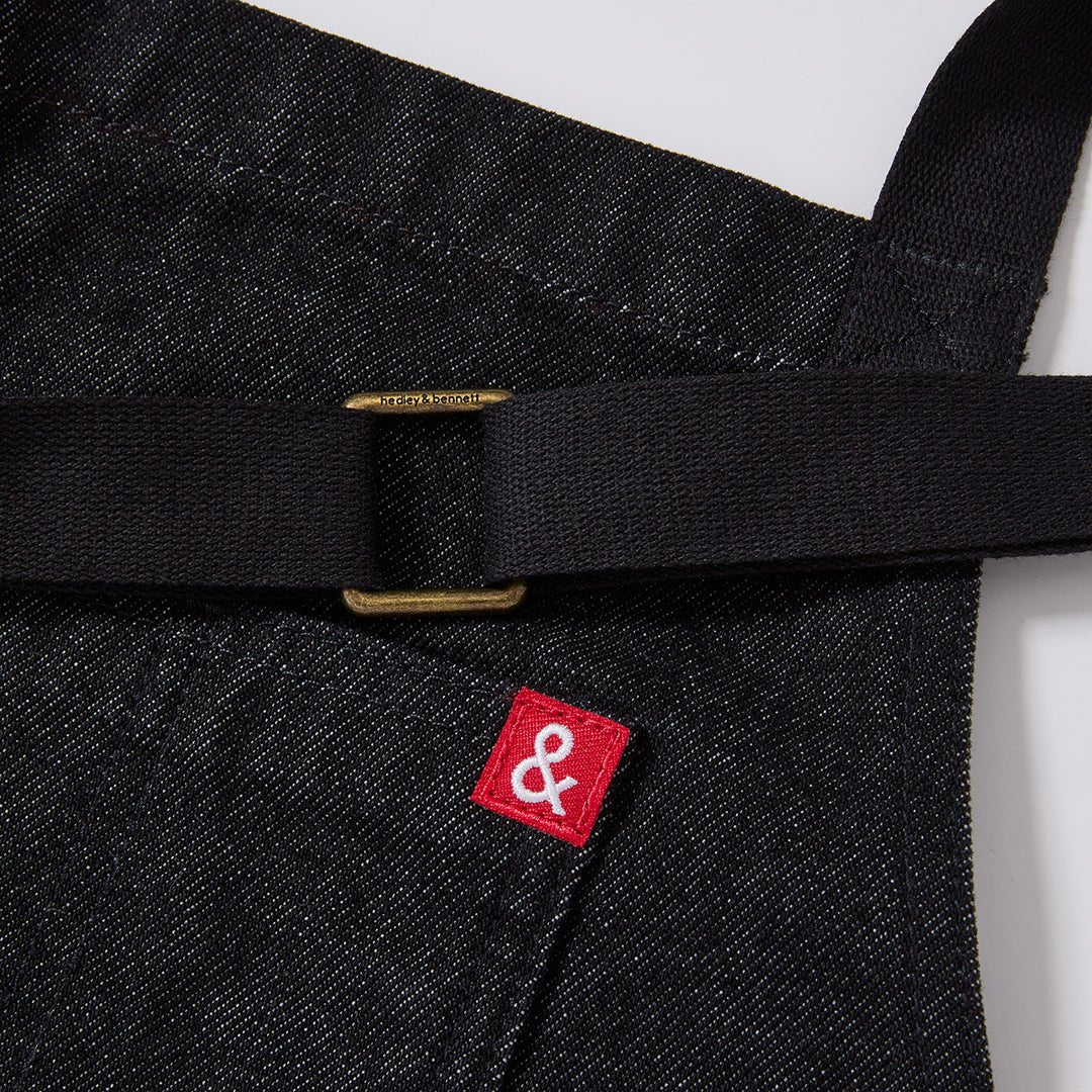 Hedley & Bennett · The Essential Apron - Abalone Black Denim | socius design in Rochester, MN