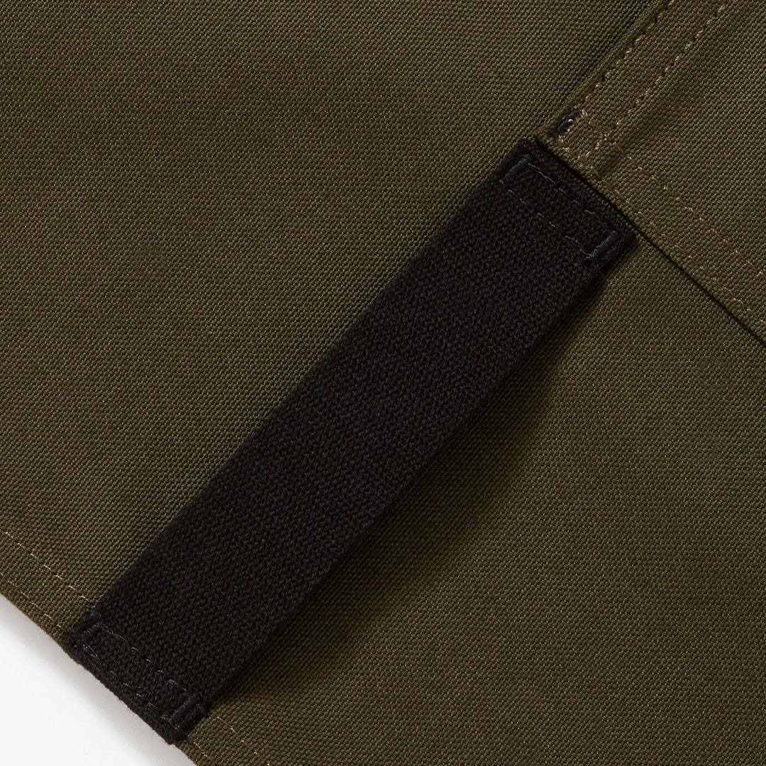 Hedley & Bennett · The Essential Apron - Olive Green Black Straps | socius design in Rochester, MN