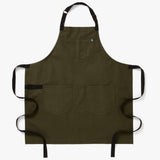 Hedley & Bennett · The Essential Apron - Olive Green Black Straps | socius design in Rochester, MN