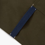 Hedley & Bennett · The Essential Apron - Olive Green Navy Straps | socius design in Rochester, MN