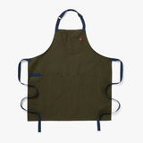 Hedley & Bennett · The Essential Apron - Olive Green Navy Straps | socius design in Rochester, MN