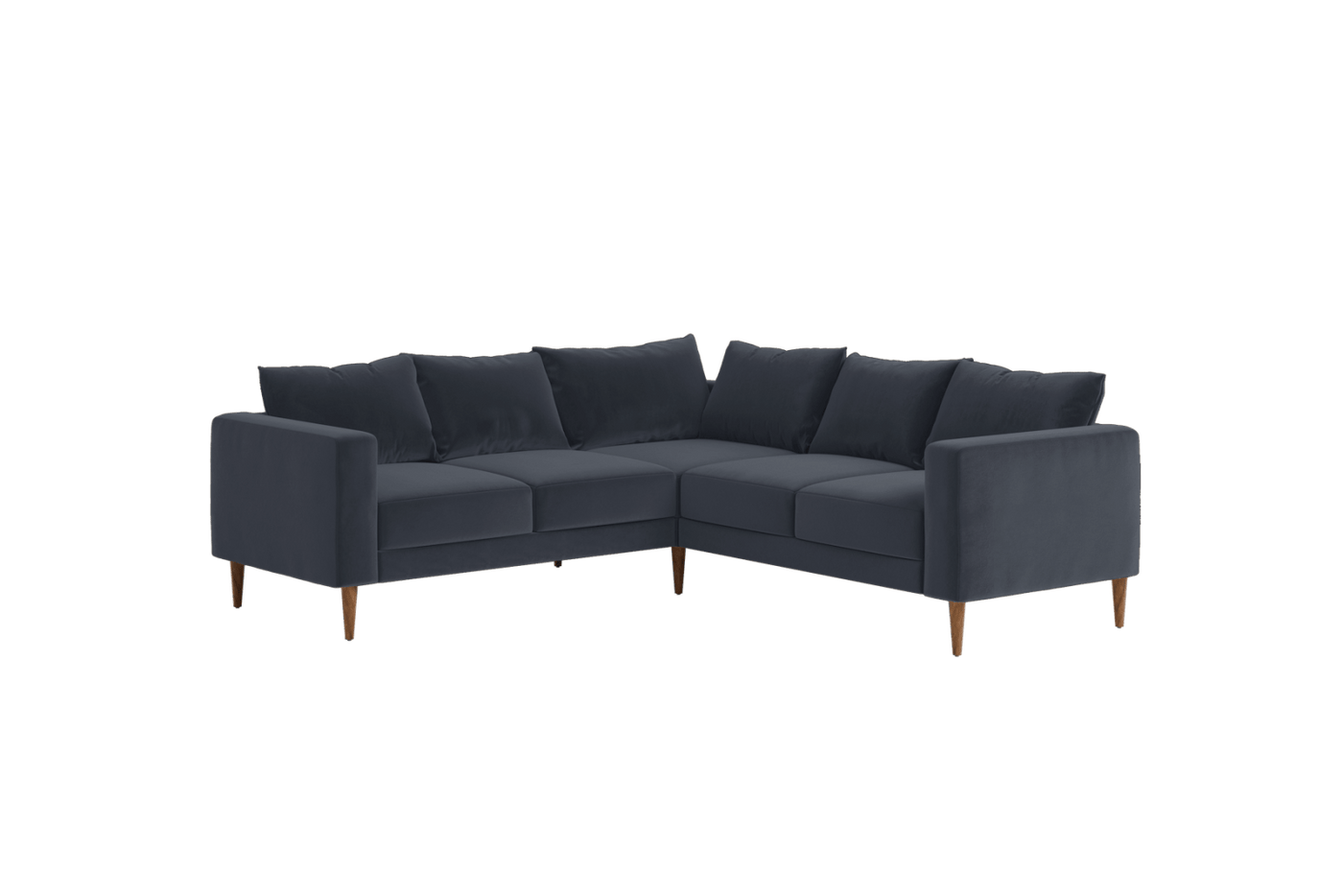 Sabai Design · The Essential Corner Sectional (5 Seat) in Recycled Velvet | socius design in Rochester, MN
