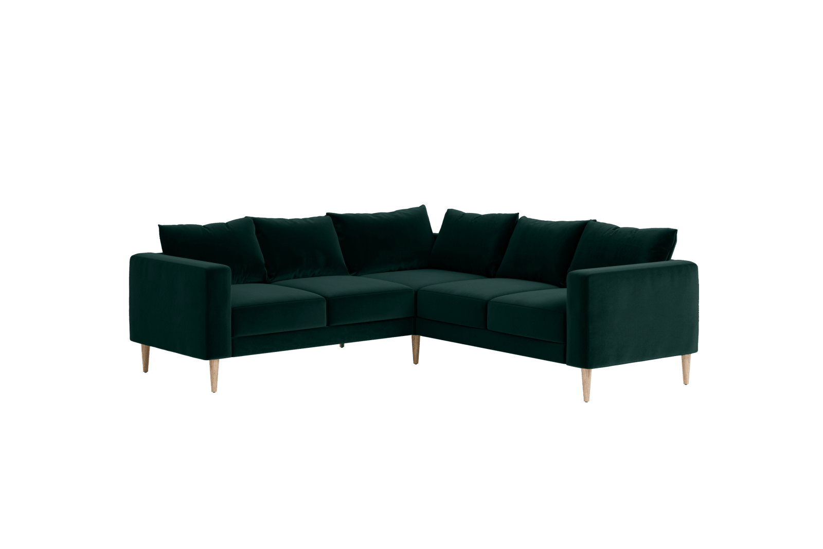 Sabai Design · The Essential Corner Sectional (5 Seat) in Recycled Velvet | socius design in Rochester, MN