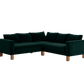 Sabai Design · The Essential Corner Sectional (5 Seat) in Recycled Velvet | socius design in Rochester, MN