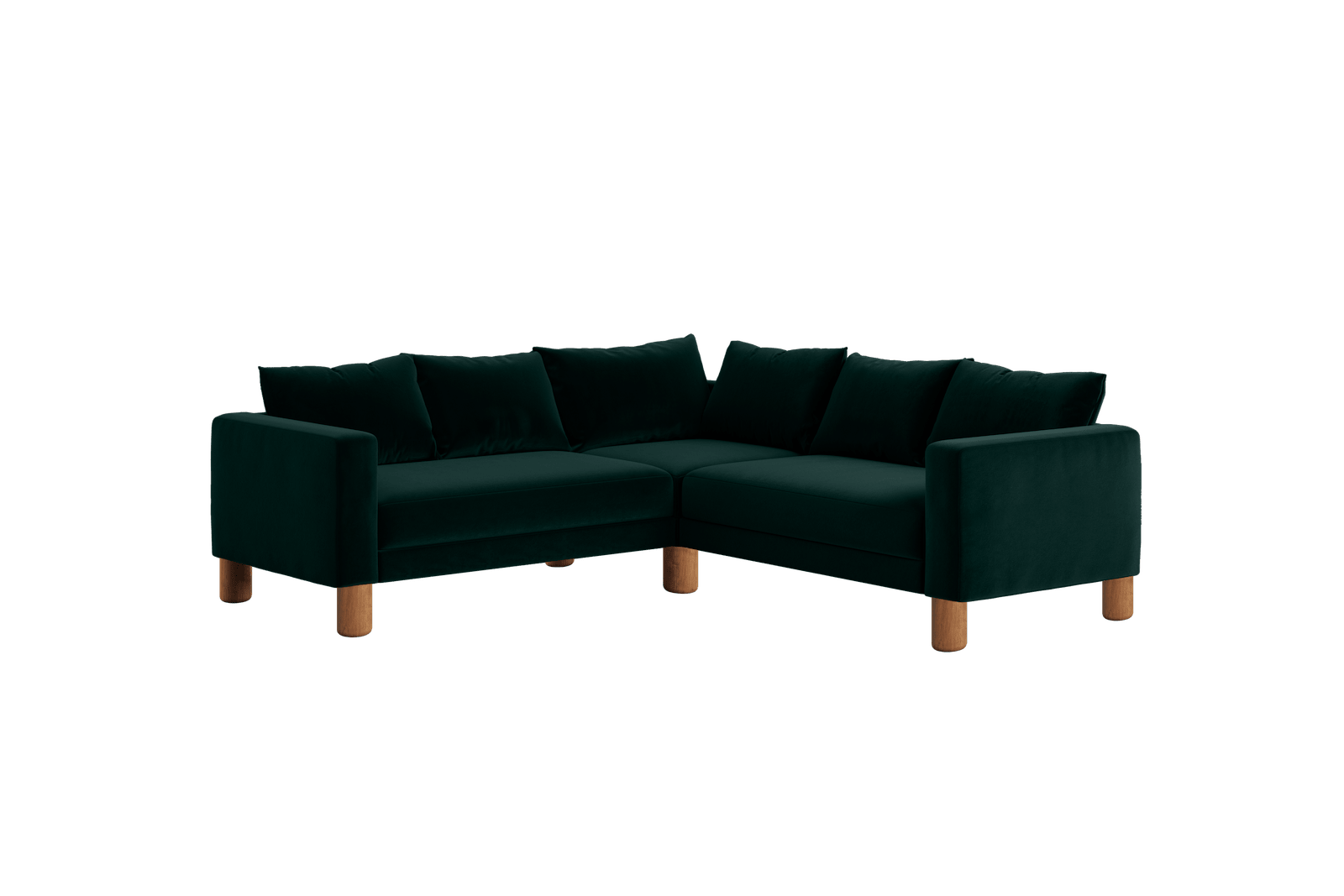 Sabai Design · The Essential Corner Sectional (5 Seat) in Recycled Velvet | socius design in Rochester, MN