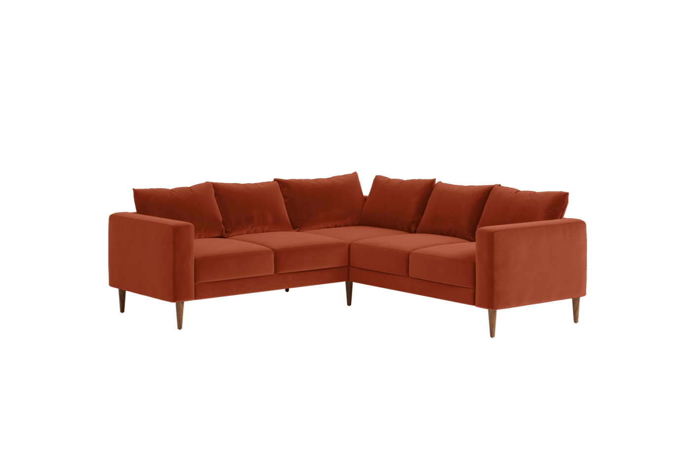 Sabai Design · The Essential Corner Sectional (5 Seat) in Recycled Velvet | socius design in Rochester, MN