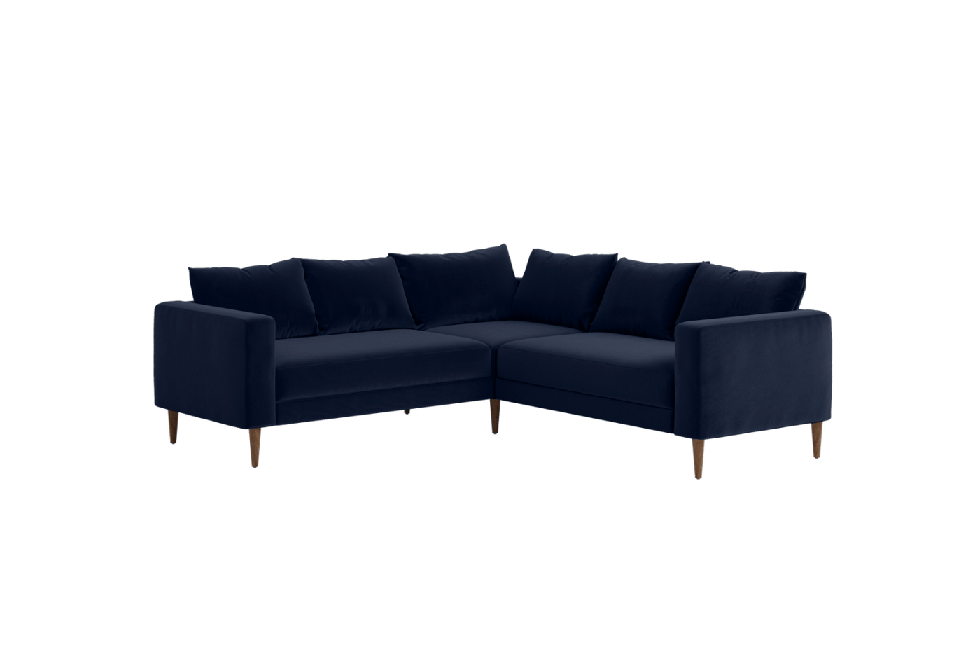 Sabai Design · The Essential Corner Sectional (5 Seat) in Recycled Velvet | socius design in Rochester, MN