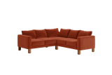 Sabai Design · The Essential Corner Sectional (5 Seat) in Recycled Velvet | socius design in Rochester, MN