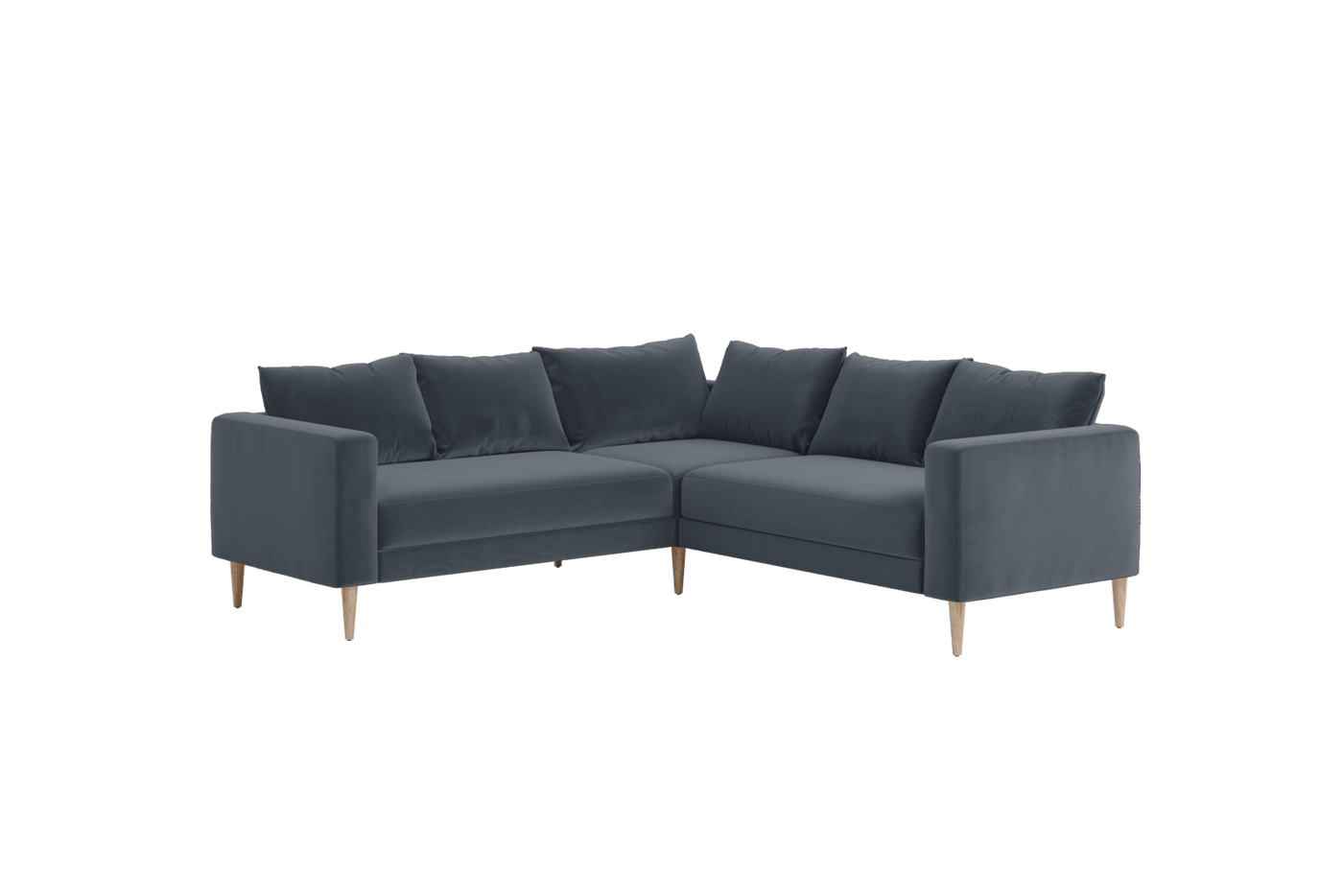 Sabai Design · The Essential Corner Sectional (5 Seat) in Recycled Velvet | socius design in Rochester, MN