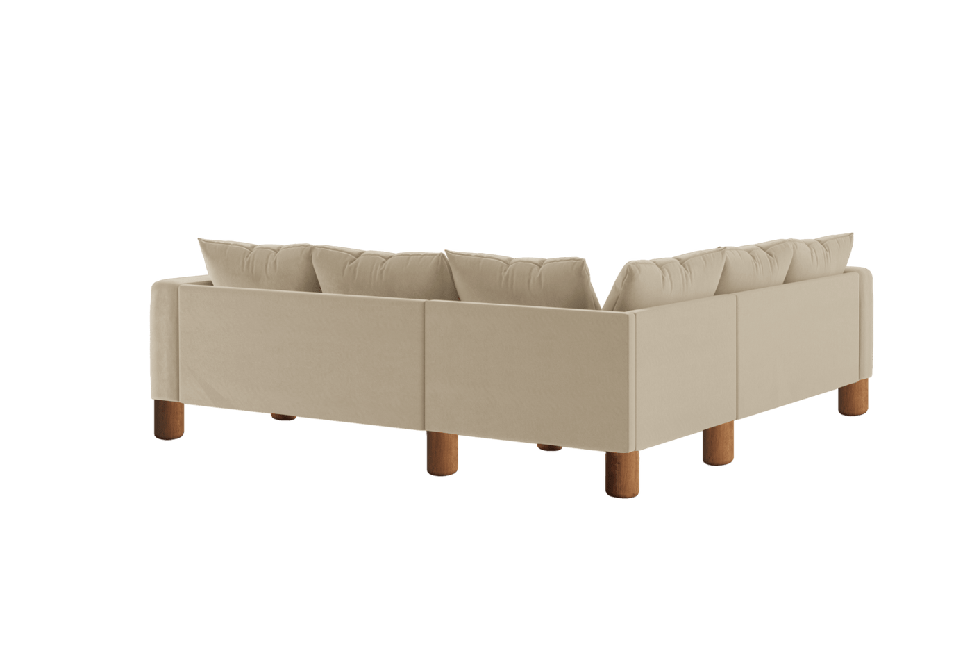 Sabai Design · The Essential Corner Sectional (5 Seat) in Recycled Velvet | socius design in Rochester, MN