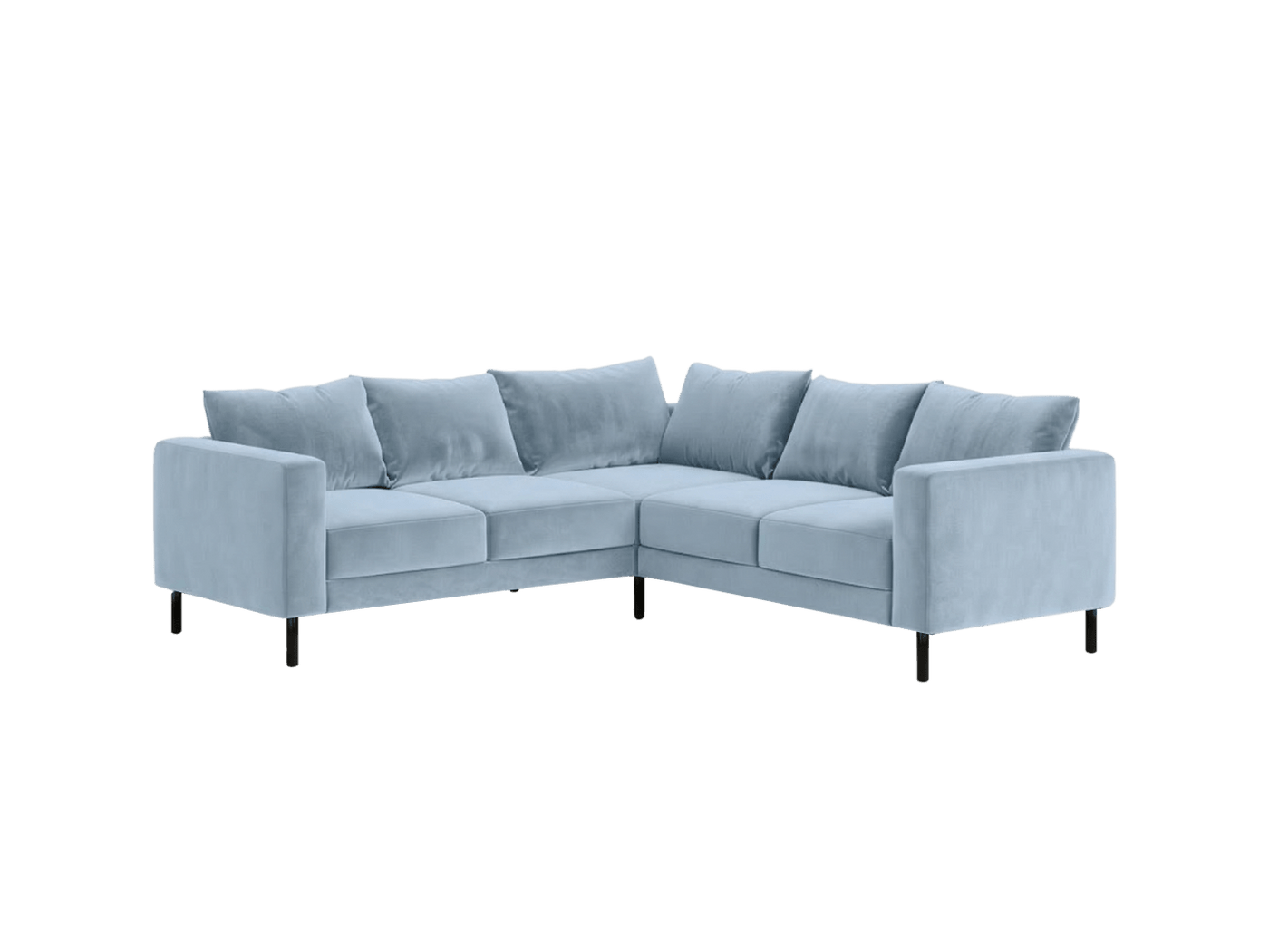 Sabai Design · The Essential Corner Sectional (5 Seat) in Recycled Velvet | socius design in Rochester, MN