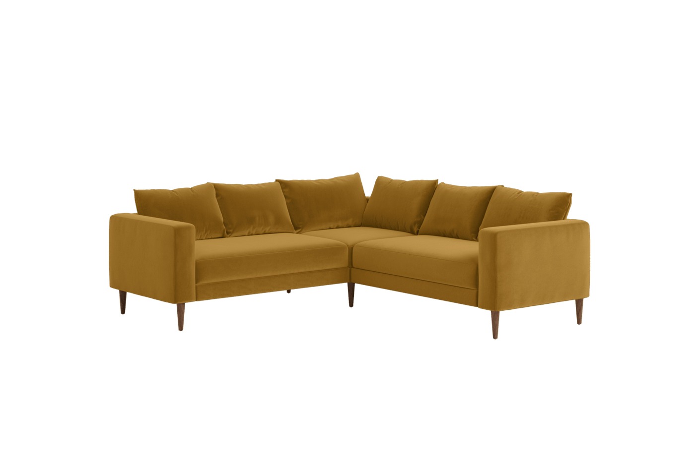 Sabai Design · The Essential Corner Sectional (5 Seat) in Recycled Velvet | socius design in Rochester, MN